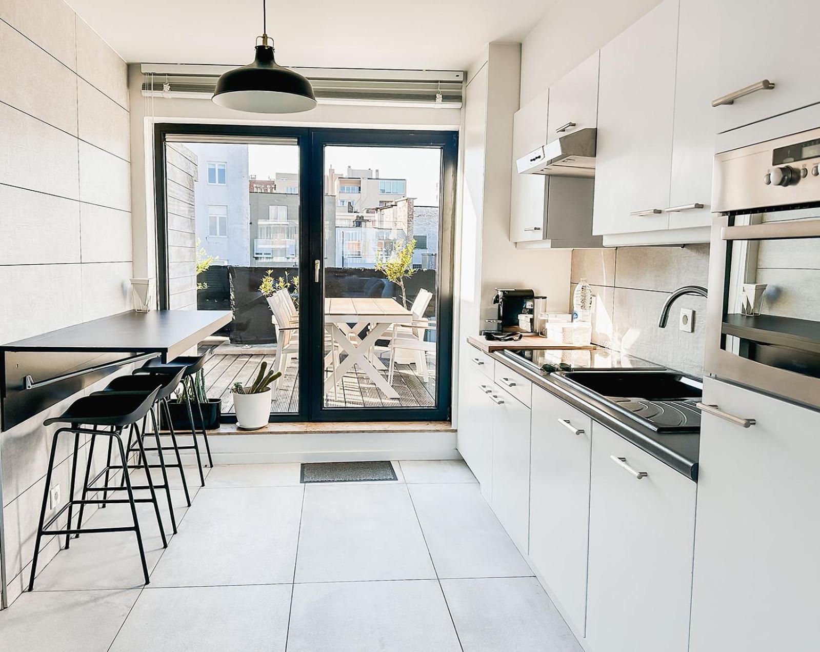 Modern Appartement Centrum Oostende Met Enorm Dakterras Exterior foto